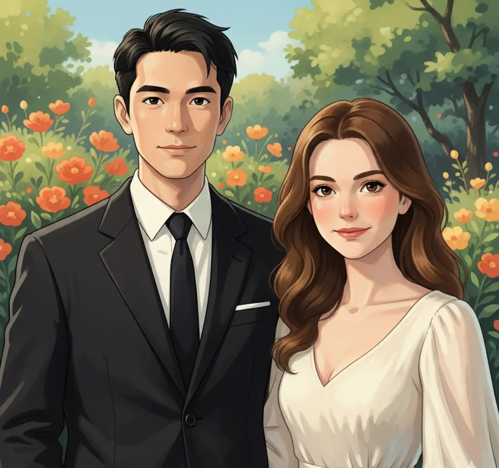 Gibli Style — AI Couple Photo AI Cinematic Couple Portraits Template