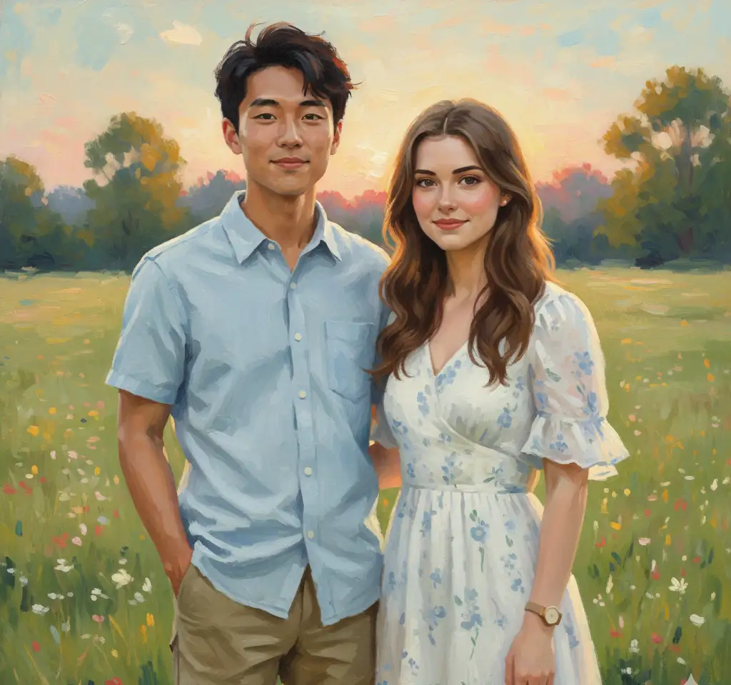 Monet Style — AI Couple Photo AI Cinematic Couple Portraits Template