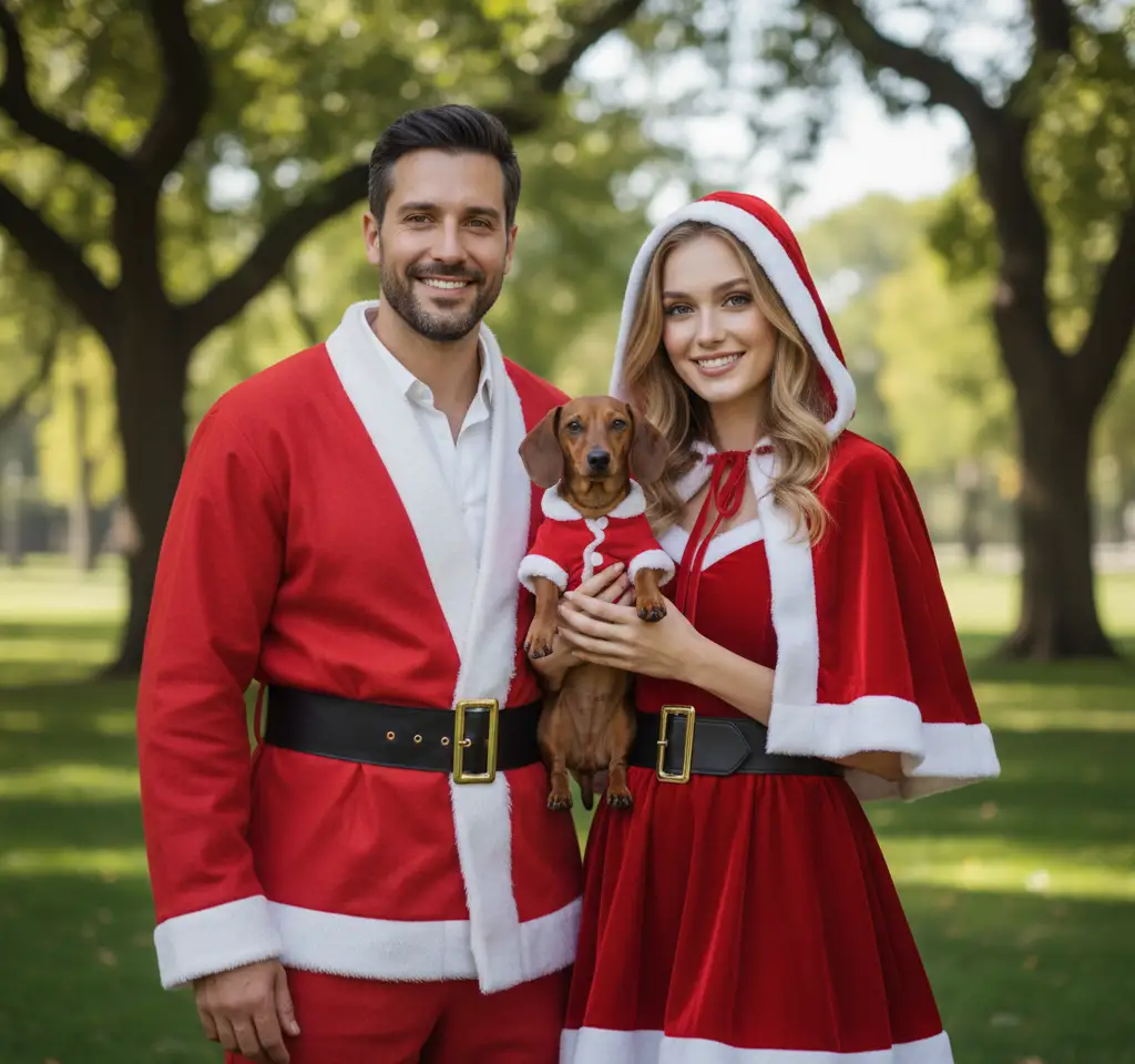 Christmas AI Couple Photo Template