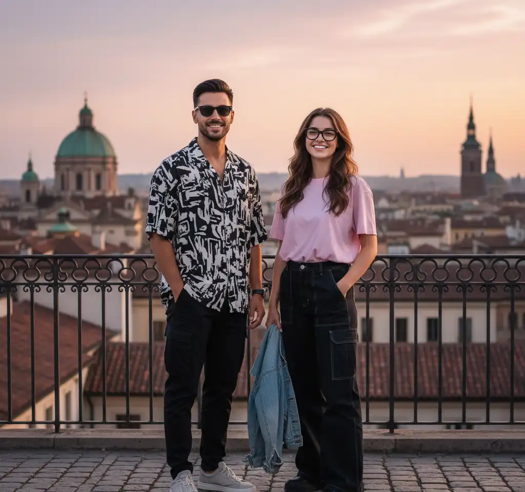 Israel AI Couple Photo Template