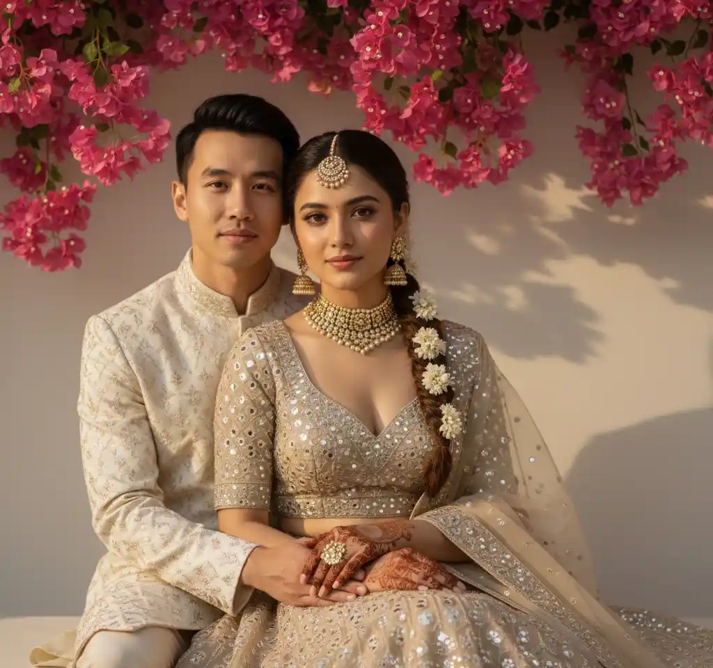 Loving Expressions AI Couple Photo Template