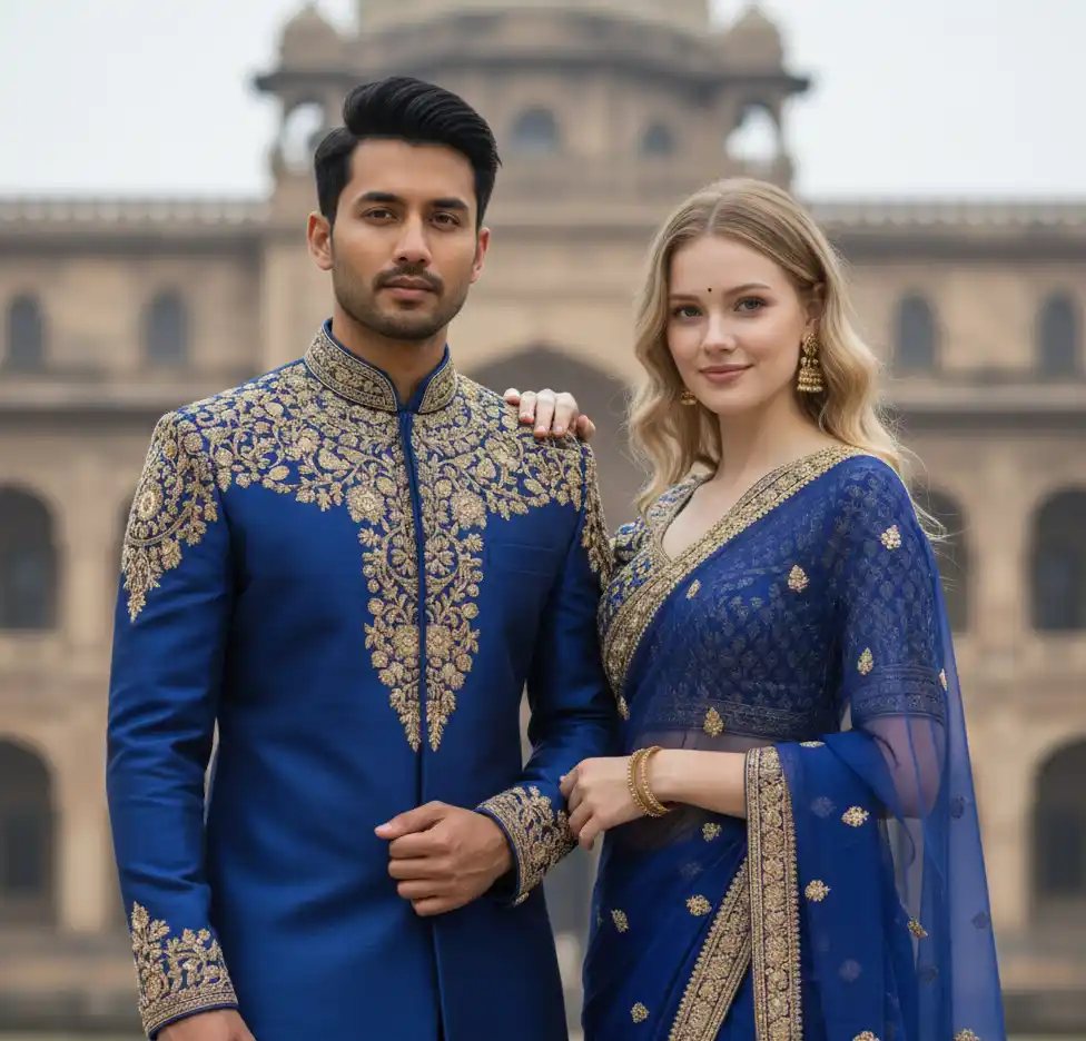 Heritage Palace AI Couple Photo Template Heritage Palace AI Couple Photo Template