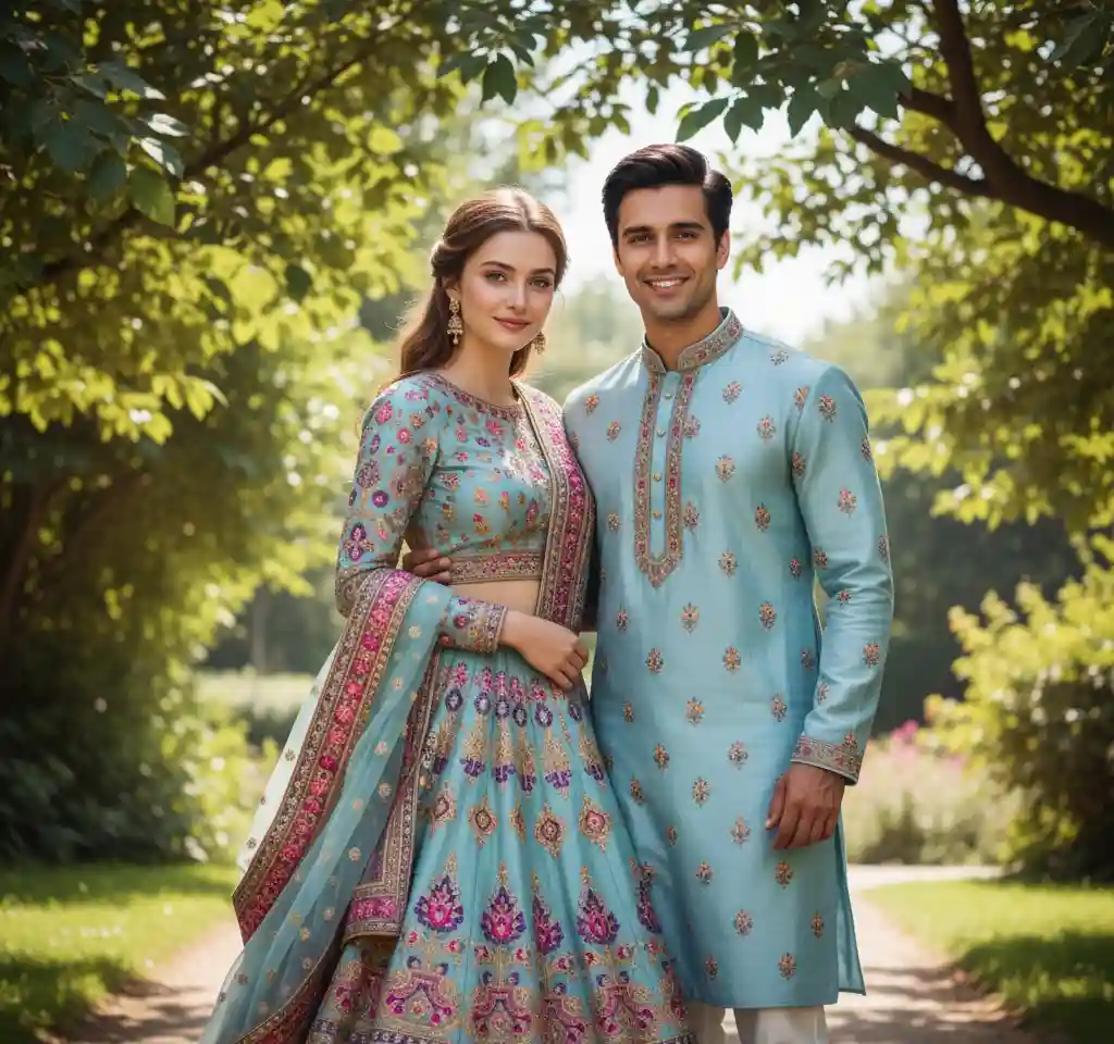 Indian Traditional AI Couple Photo Template Indian Traditional AI Couple Photo Template