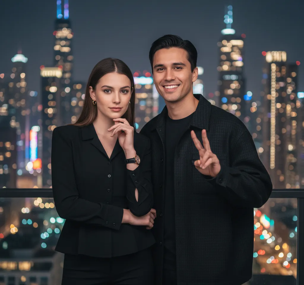 Korean Style AI Couple Photo Template Korean Style AI Couple Photo Template