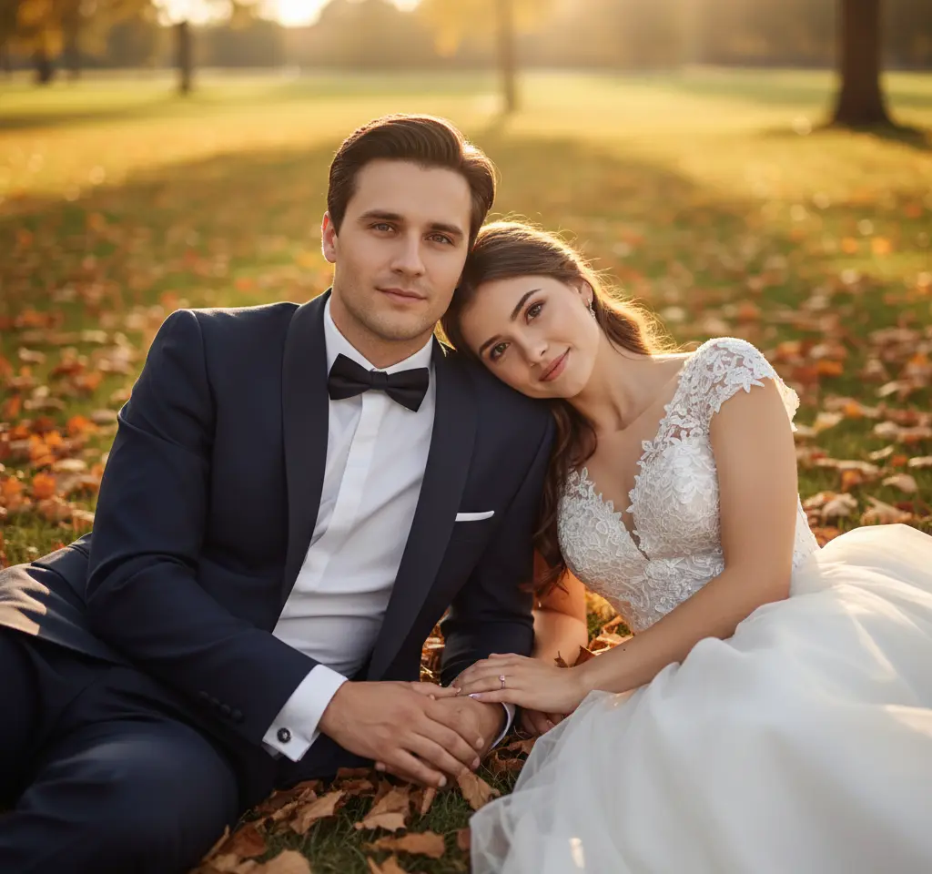 Middle Eastern AI Couple Photo Template Middle Eastern AI Couple Photo Template