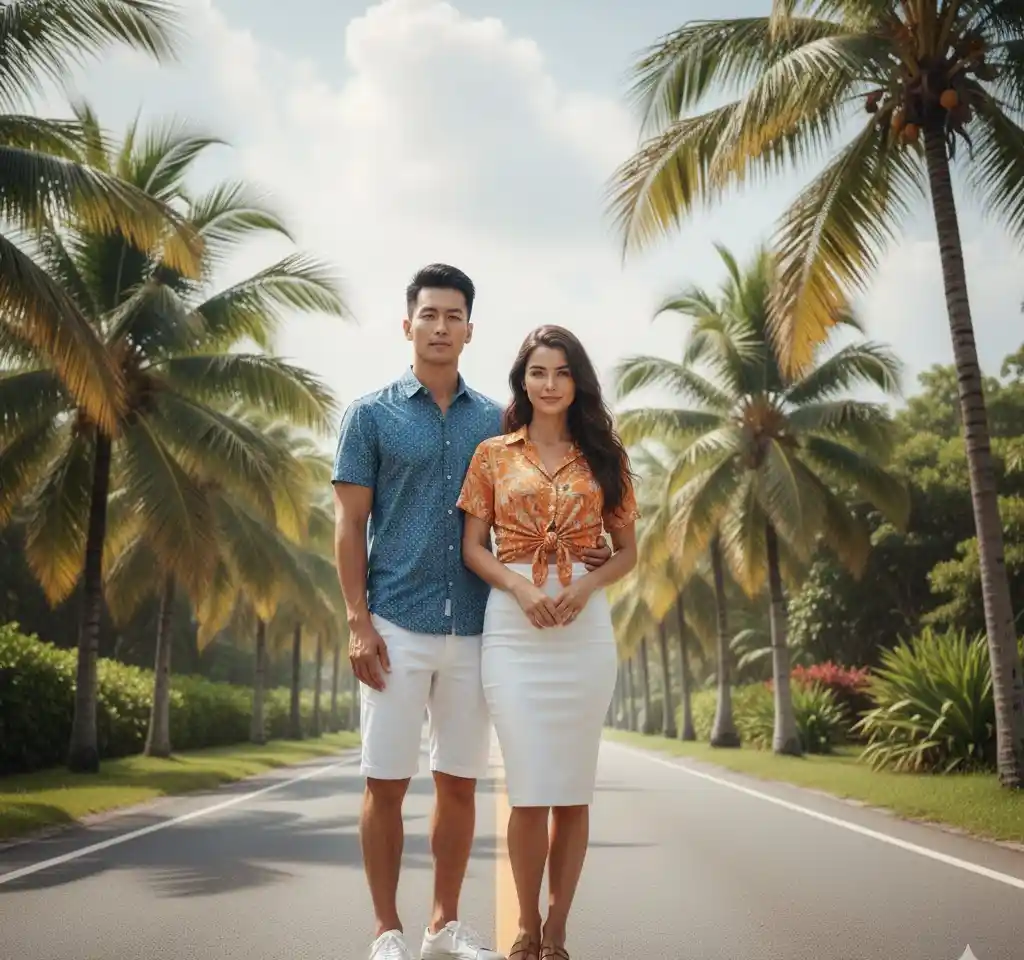 North Goa AI Couple Photo Template