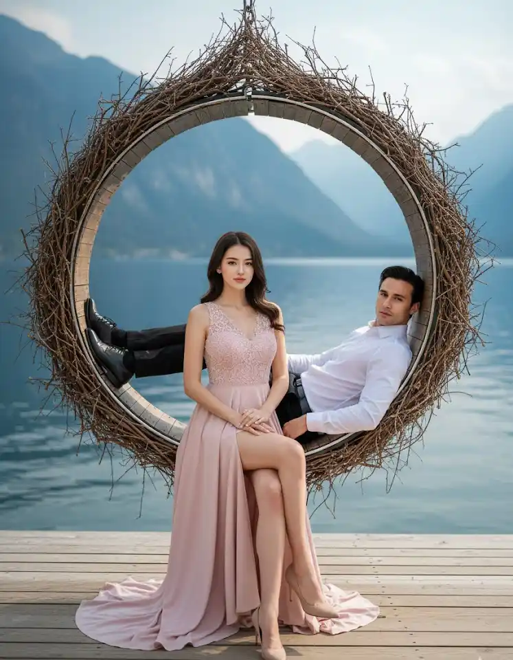 Bali AI Couple Photo Template