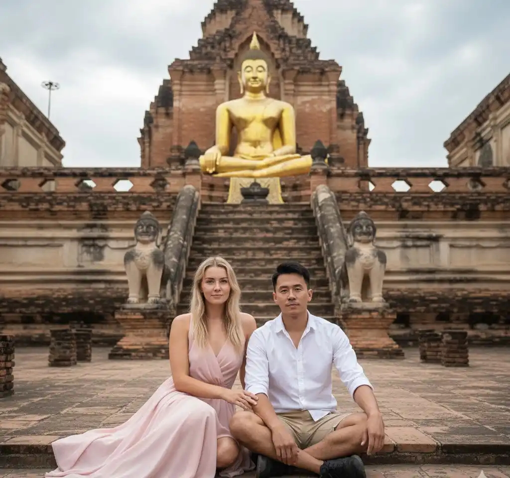 Chiang Mai AI Couple Photo Template