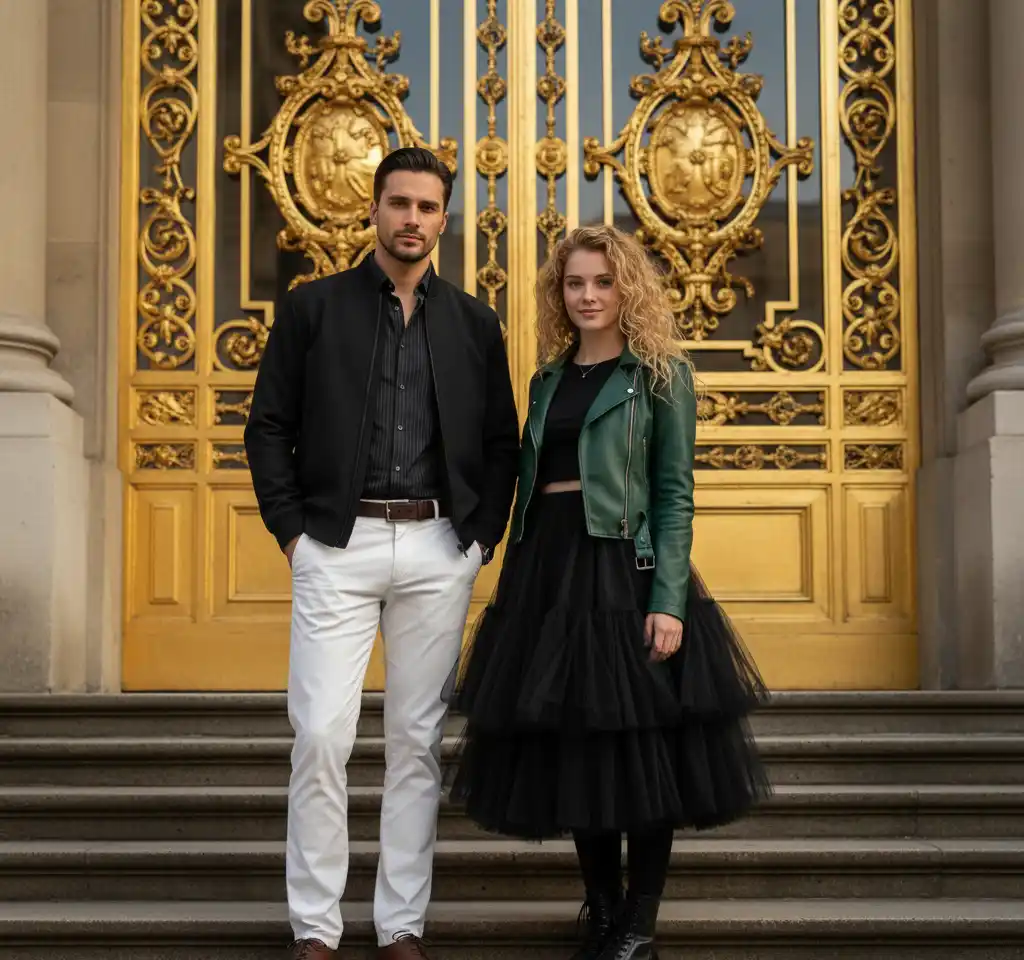 Golden Gate AI Couple Photo Template