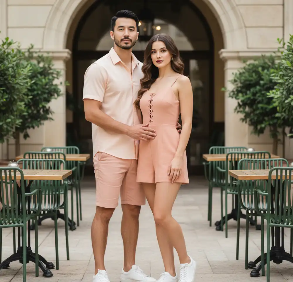 Tivoli Gardens AI Couple Photo Template