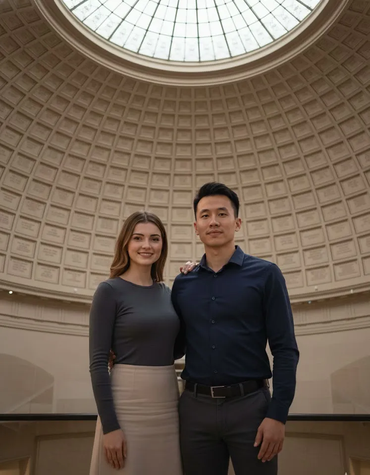 Yad Vashem AI Couple Photo Template