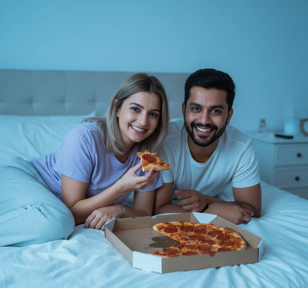 Pizza Party — AI Couple Photo AI Urban & Street Style Photos Template