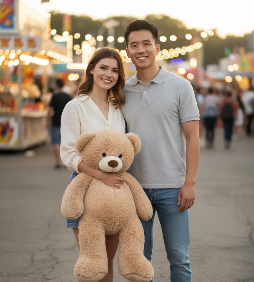 Taddy Day AI Couple Photo Template