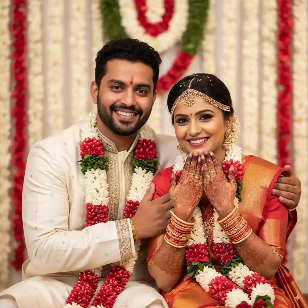 Indian Wedding AI Couple Photo Template Indian Wedding AI Couple Photo Template
