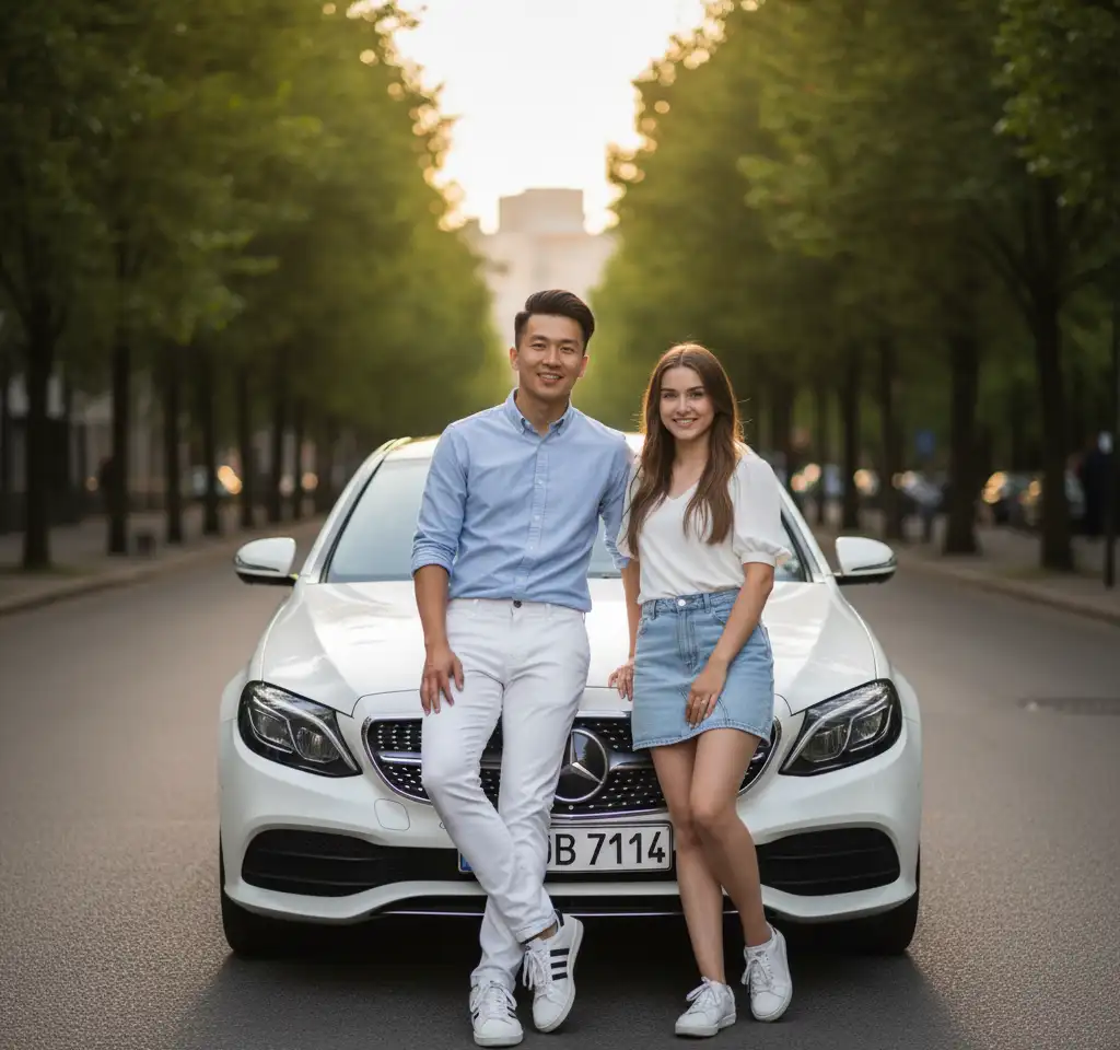 Modern Style Pre Wedding AI Couple Photo Template Modern Style Pre Wedding AI Couple Photo Template