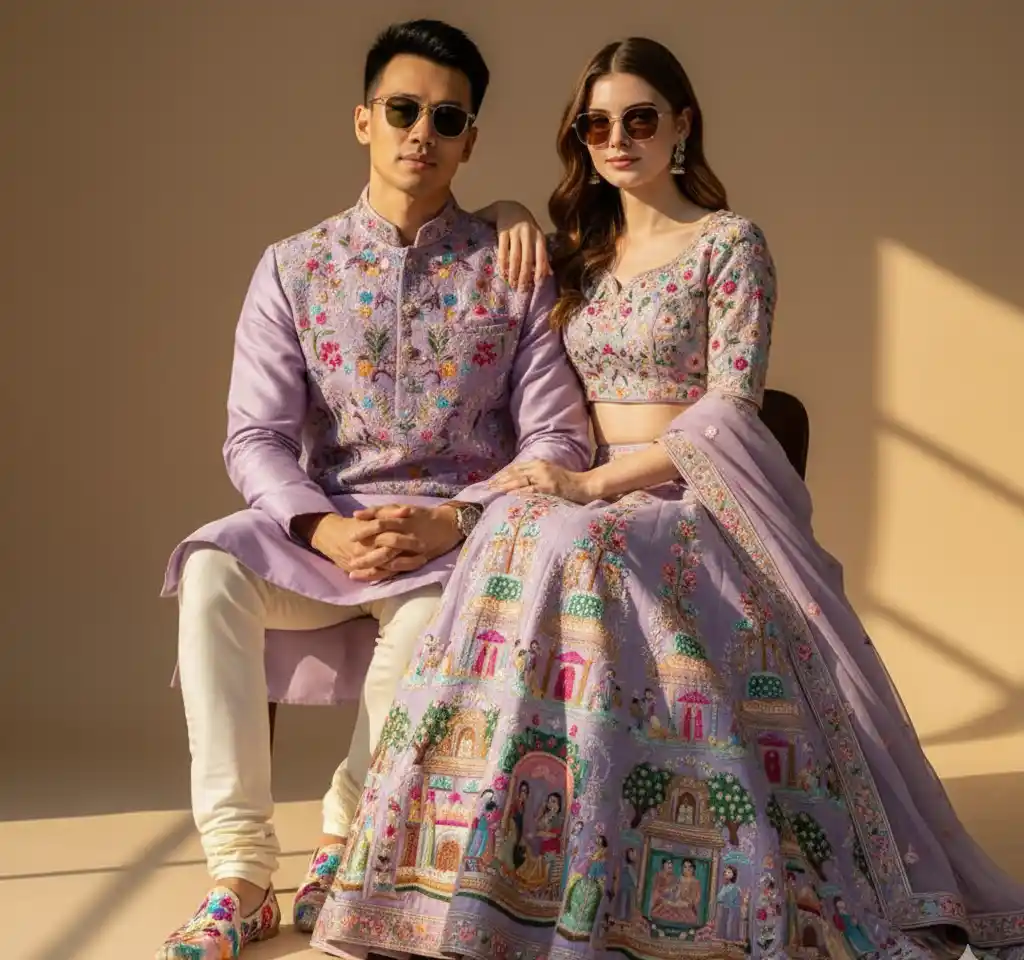 Pre Wedding Outfit AI Couple Photo Template Pre Wedding Outfit AI Couple Photo Template