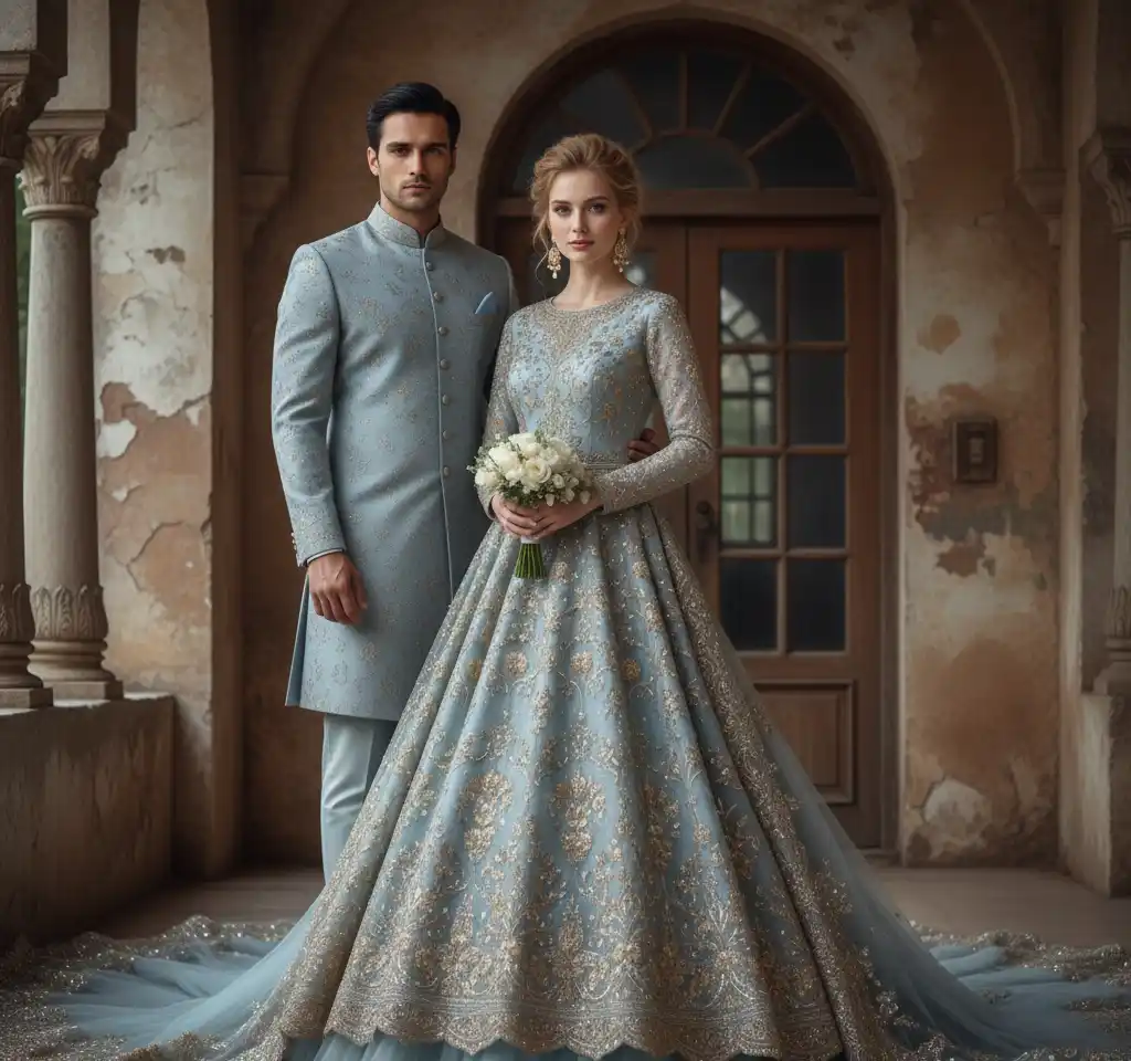 Vintage Wedding AI Couple Photo Template Vintage Wedding AI Couple Photo Template